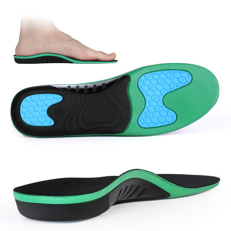 Shock Absorbing Insoles for All Day | Comfort Arch Support | Premium Materials | Fits for All Shoes