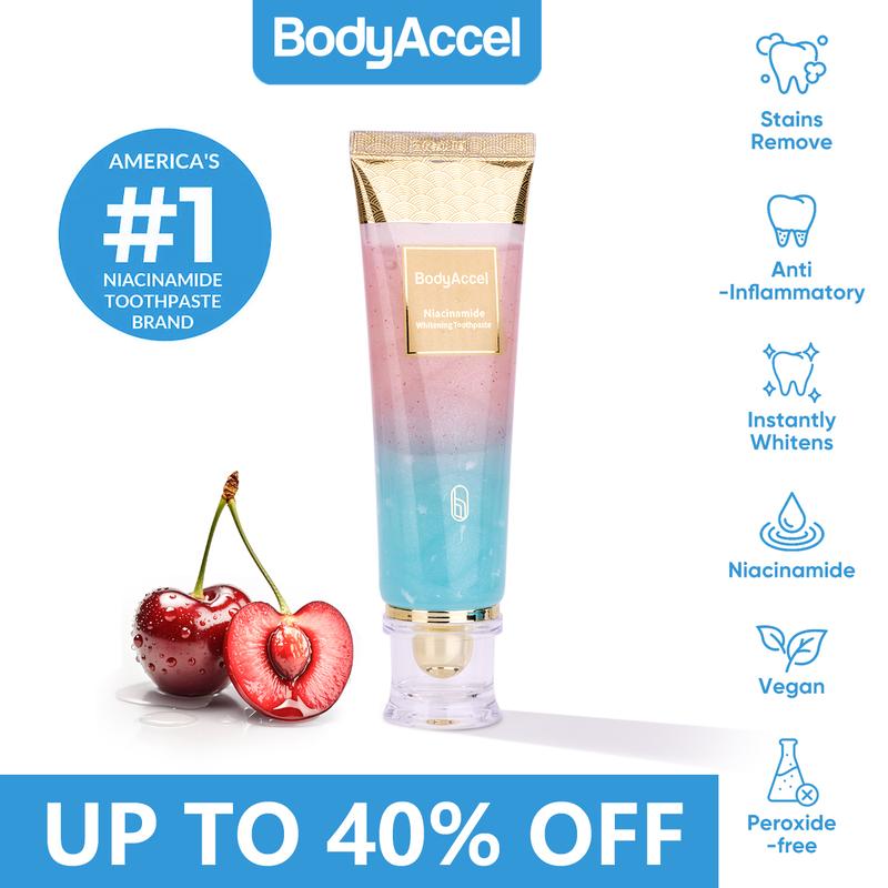 BodyAccel 【Tripel Whitening】Niacinamide Whitening Toothpaste-max