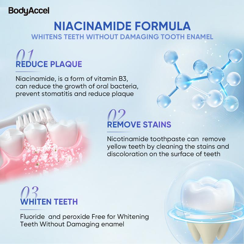 BodyAccel 【Tripel Whitening】Niacinamide Whitening Toothpaste-max