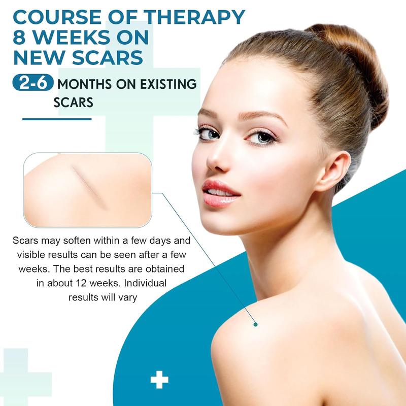 Professional Silicone Scar Sheets (1.6" x 120" Scar Roll-3M) - Scars Removal Treatment - Reusable Silicone Scar Tape Strips Type for Keloid, C-Section, Surgery, Burn, Acne et