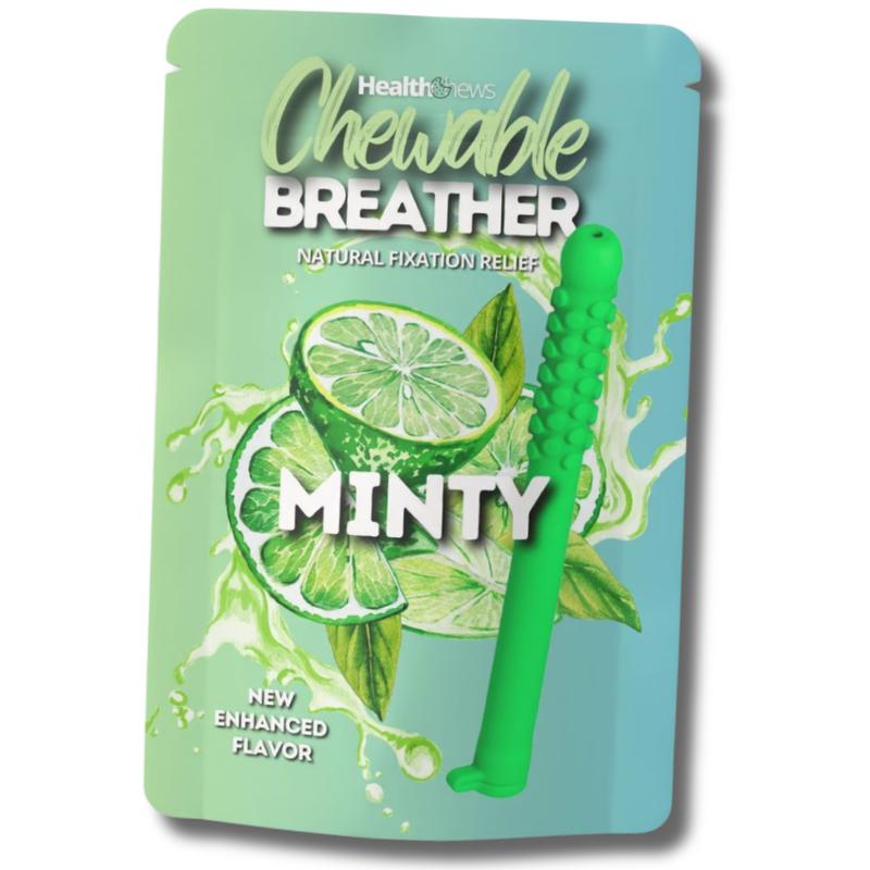 Chewable Breather Stick with Essential Oil for Aromatherapy on The Go natural focus