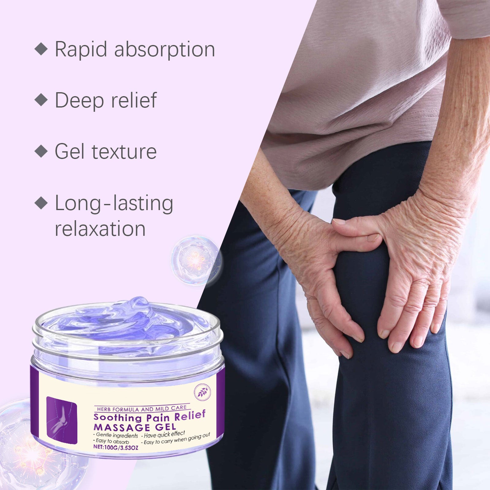 Soothing Pain Relief Massage Gel