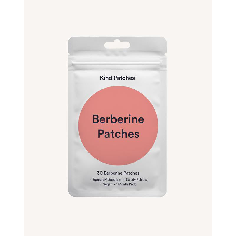 Berberine Patches | Patches with L Glutamine, Berberine, Chromium, Pomegranate and Cinnamon | 1 Month Pack