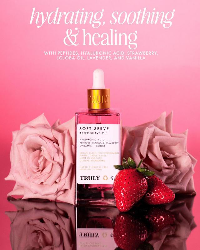 Soft Serve After Shave Oil - Strawberry & Vanilla Scent